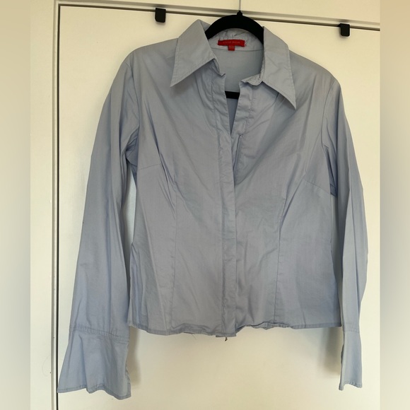 Zippered blouse top - Picture 1 of 7